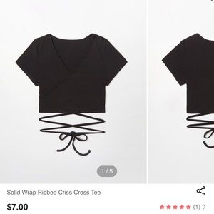 Women’s crop tee